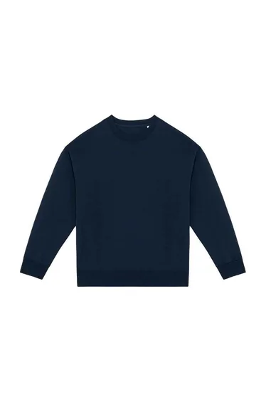 Native Spirit Womens/Ladies Oversized Sweatshirt - Navy