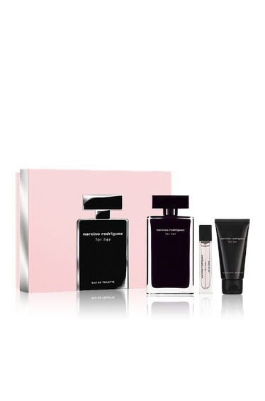 Narciso Rodriguez For Her Gift Set - (EDT 100 ml + 10 ml + Body Lotion 50 ml)