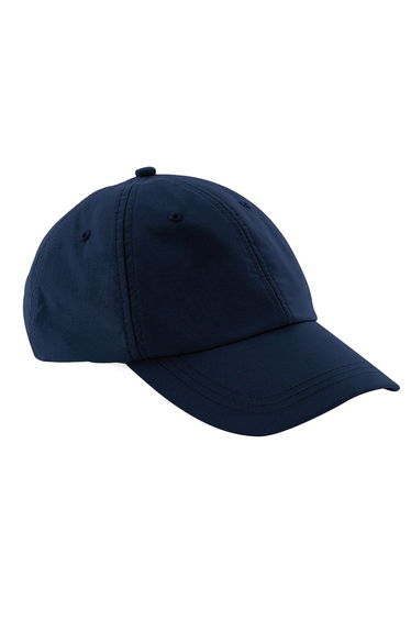 Beechfield Unisex Outdoor Waterproof 6 Panel Baseball Cap (Pack of 2) - Navy Blue