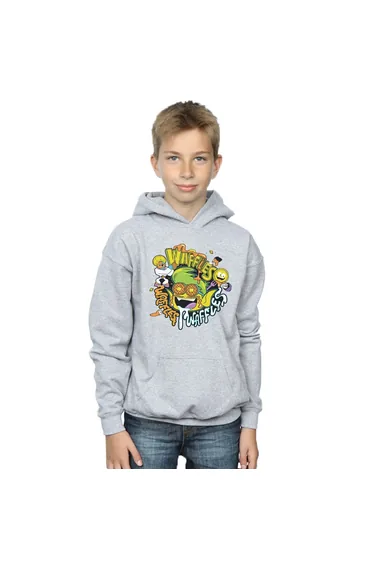 DC Comics Boys Teen Titans Go Waffle Mania Hoodie - Sports Grey