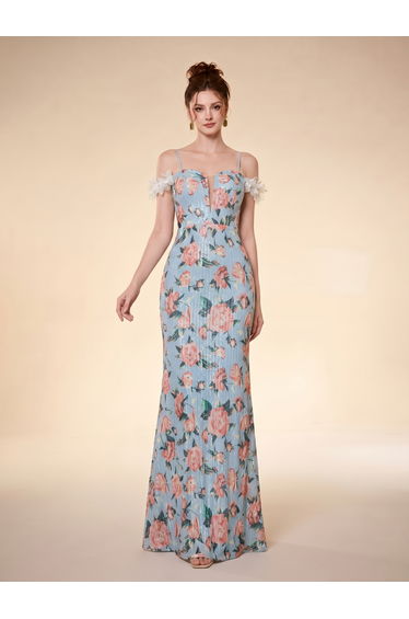 Leely Women's Elegant Off-Shoulder Prom Dress
