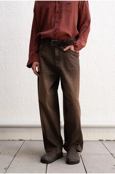 GIESTO Baggy Fit Denim Pants with Pockets