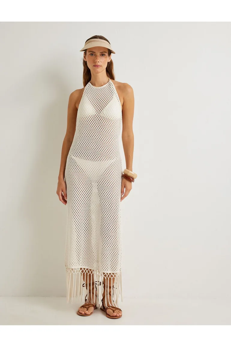 easy wrap beach dress Sarong Beach Dress Wrap with Easy Built-in Ties main image 1