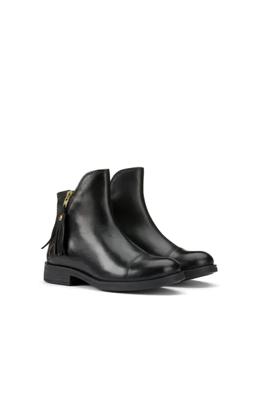 J AGATA C Leather Ankle Boots