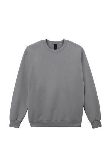 Gildan Unisex Adult Hammer Maxweight Crew Neck Sweatshirt - Gravel