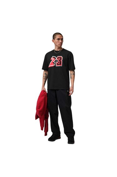 Nike Mens 23 Graphic Print T-Shirt - Black/White