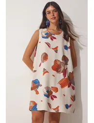 Column Mini Shift Dress - 2