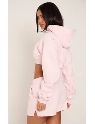 Petite Baby Pink Drawstring Waist Side Pocket Mini Shorts - 1