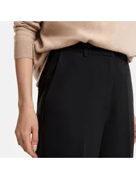 Polyviscose Wide Leg Trousers - 2