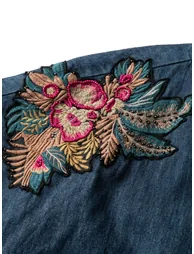 Wrap Denim Jacket - 3