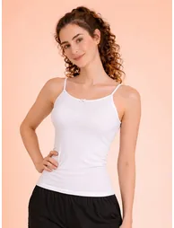 Pack of 2 - Multi-Color Solid Bow Detail Cami Top