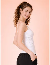 Pack of 2 - Multi-Color Solid Bow Detail Cami Top - 4