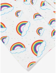Girls Rainbow Bathrobe in Multicolour - 3