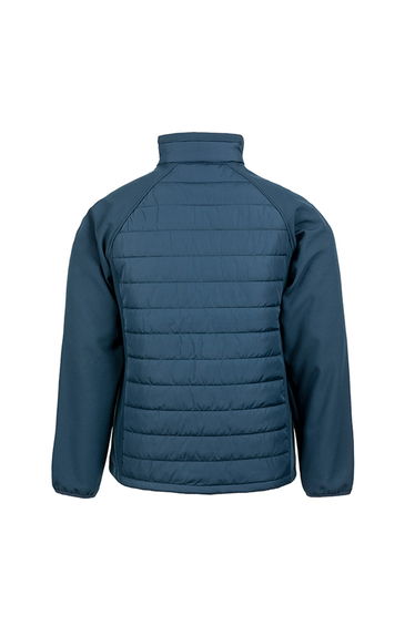 Result Mens Black Compass Padded Soft Shell Jacket - Navy product thumbnail 2