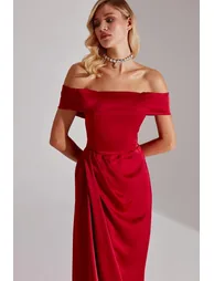 Cristie Off Shoulder Wedding Engagement Dress - 2