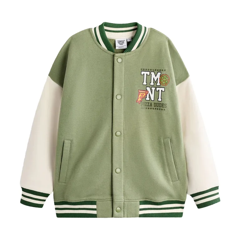 Teenage Mutant Ninja Turtles Boys Cowabunga Bomber Jacket - Green