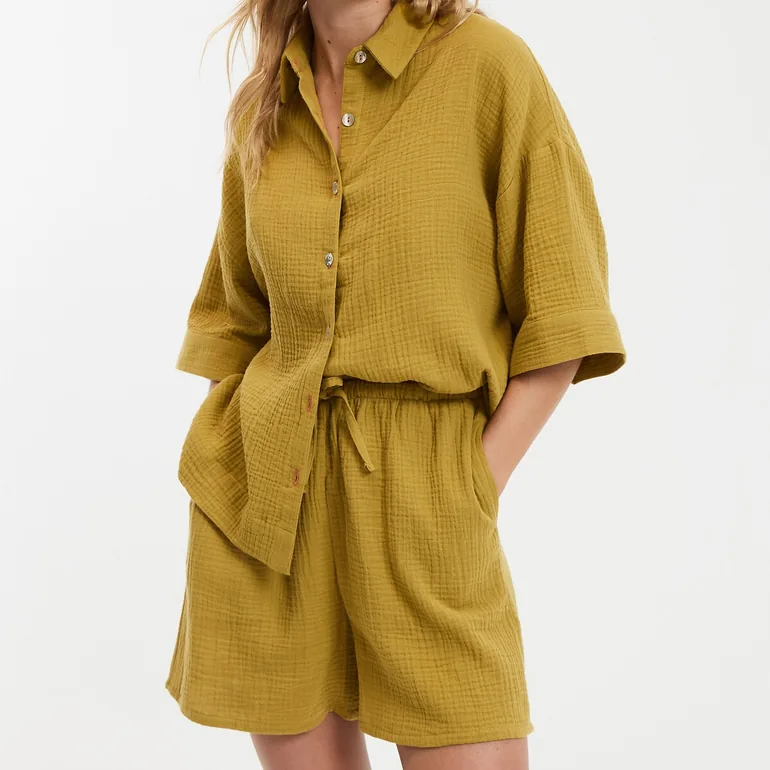 Cotton Muslin Short Pyjamas - 2