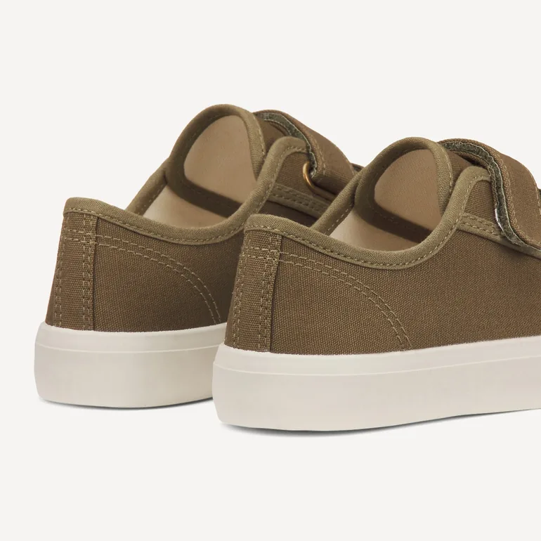 Kids Canvas Trainers with Touch 'n' Close Fastening - 2