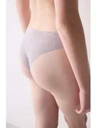 PENTI Invisible Laser Cut Lacy Lace Brazilian Briefs - 1