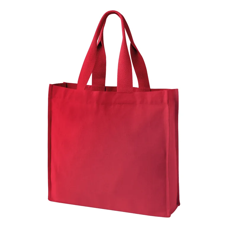 Westford Mill Chevron Tote Bag - Scarlet Red - 1