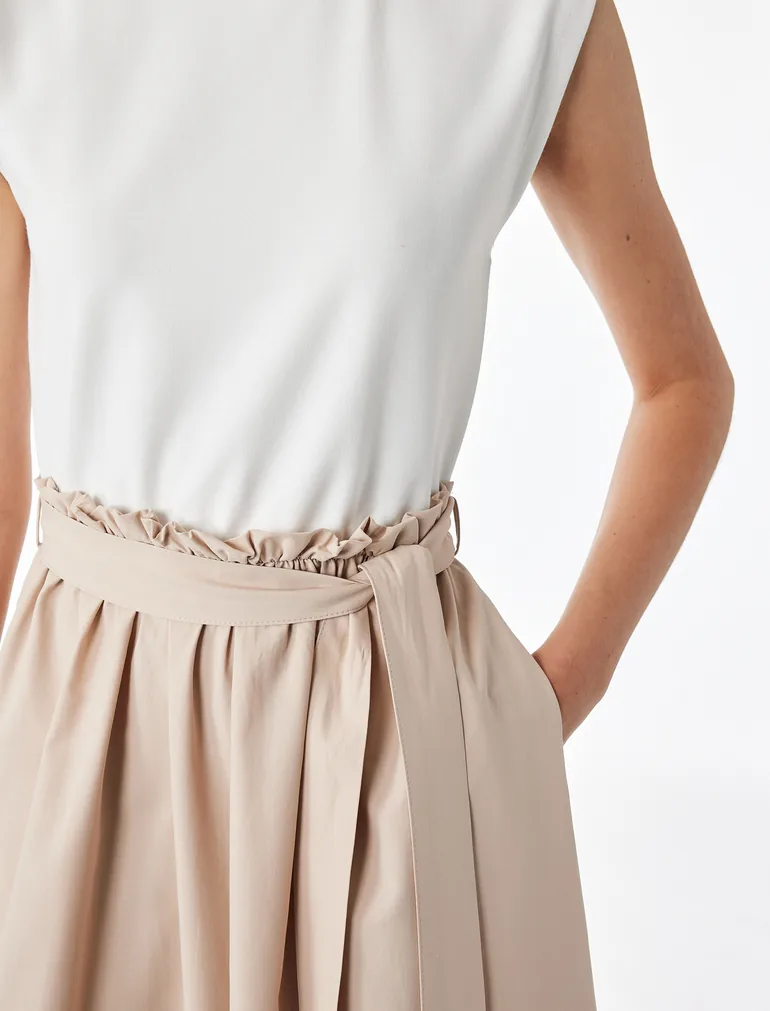 Flared Midi Dress - 2