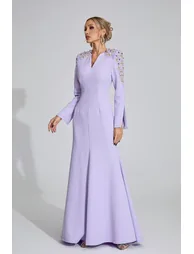 Drift Purple Pearl Maxi Dress - 2