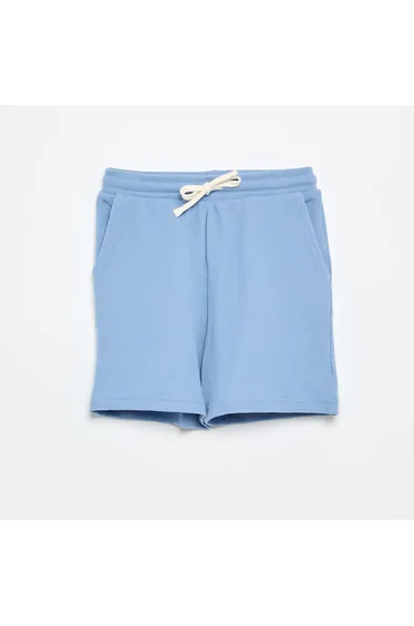 Waffle Knit Shorts BLUE