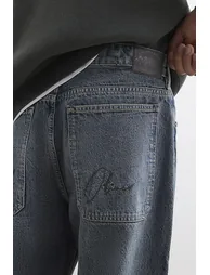 Blue Baggy Fit Mid Wash Jeans - 1