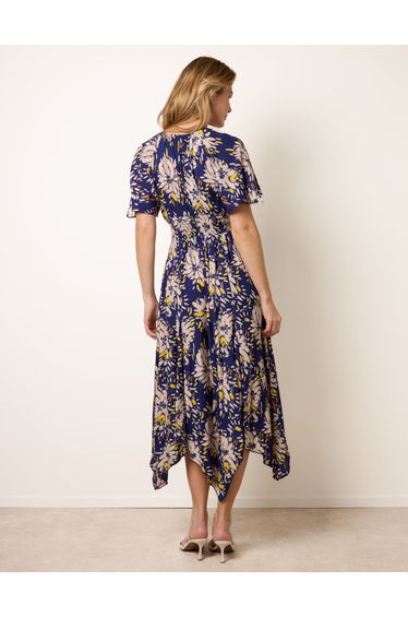 Shirred Waist Hanky Hem Dress product thumbnail 4