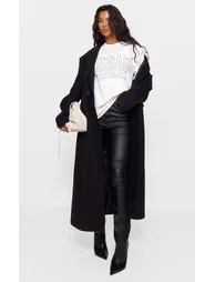 Black Hourglass Coated Skinny Jeans - 5