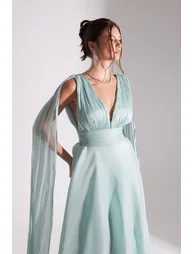 Emily Flared Evening Dress - 2