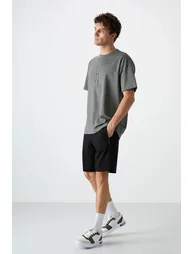 TOMMY Men's Regular-fit Knit Sweat Shorts - 1