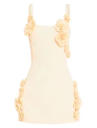 Lemon Floral Detail Shift Dress - 4