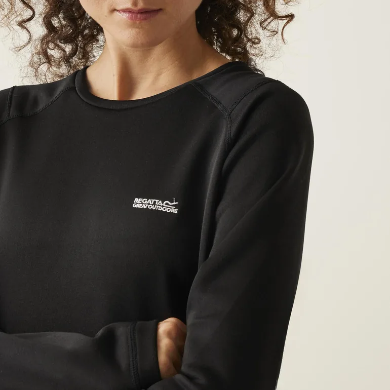 Regatta Womens Thermal Top Bottoms Warm Winter Baselayer Set - 3