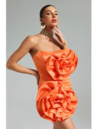 Egbert Flower Strapless Mini Dress - 4