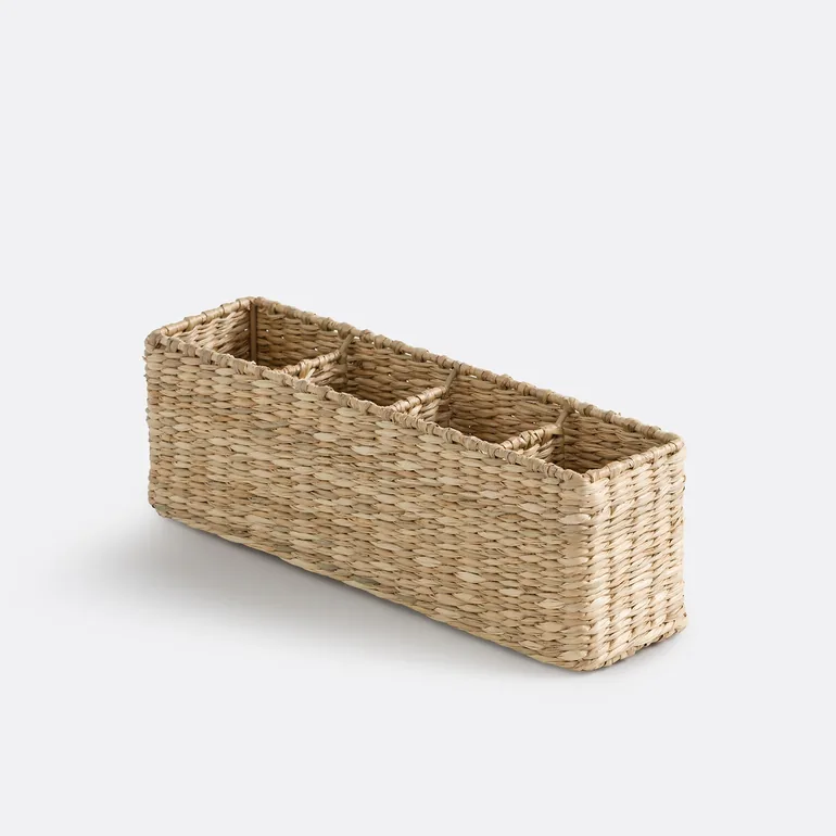 Nove Desk Tidy in Woven Grass - 1