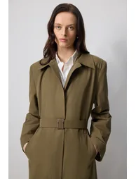 BELTED OVERSIZE TRENCHCOAT - 2