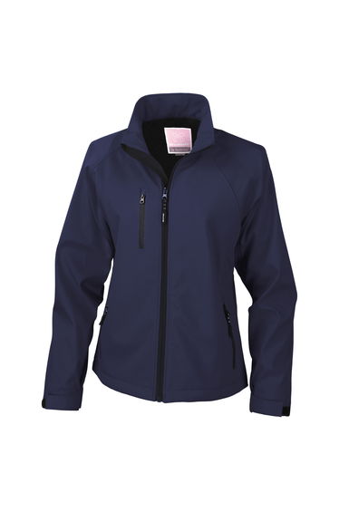 Result Womens/Ladies Soft Shell Jacket - Navy