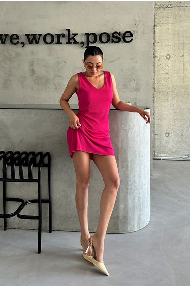 Women's V-Neck Comfortable Fit Summer Dress
