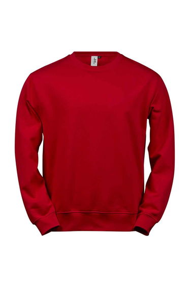 Tee Jays Mens Power Organic Sweatshirt - Red