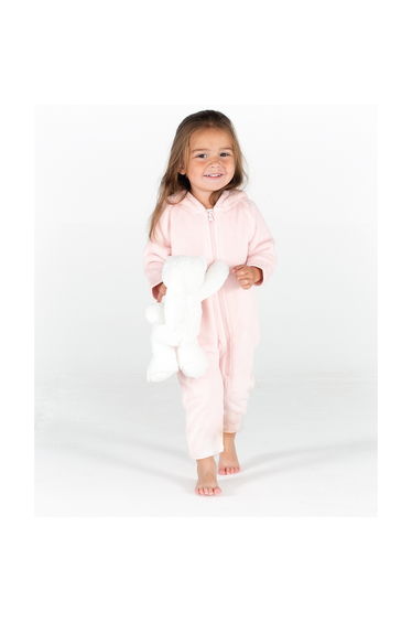 Larkwood Childrens/Kids Rabbit Jumpsuit - Pink