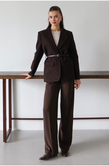 Brown blazer jacket