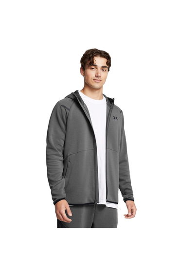 Under Armour Mens Unstoppable Full Zip Hoodie - White Castlerock