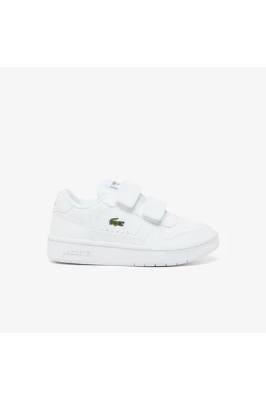 Boy's Lacoste Infants T-Clip Set Trainers in White