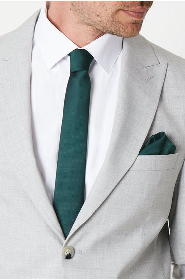 Emerald Tie And Pocket Square