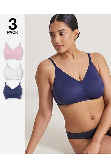3 Pack Claire Micro NW Full Cup Bras