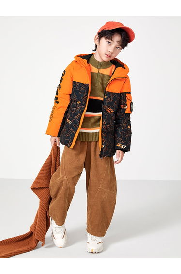 Boys' Printed Puffer Jacket