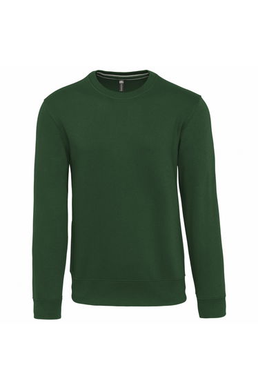 Kariban Mens Crew Neck Sweatshirt - Forest Green