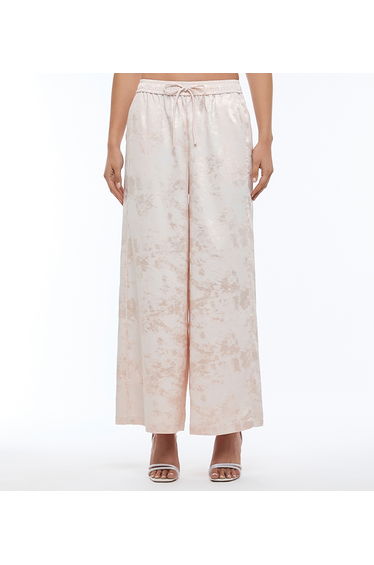 BCBG-JAQUARD SATIN TROUSER