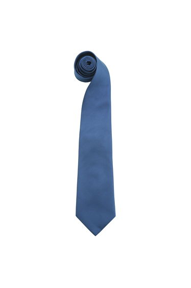 Premier Mens Fashion ”Colours” Work Clip On Tie (Pack of 2) - Royal